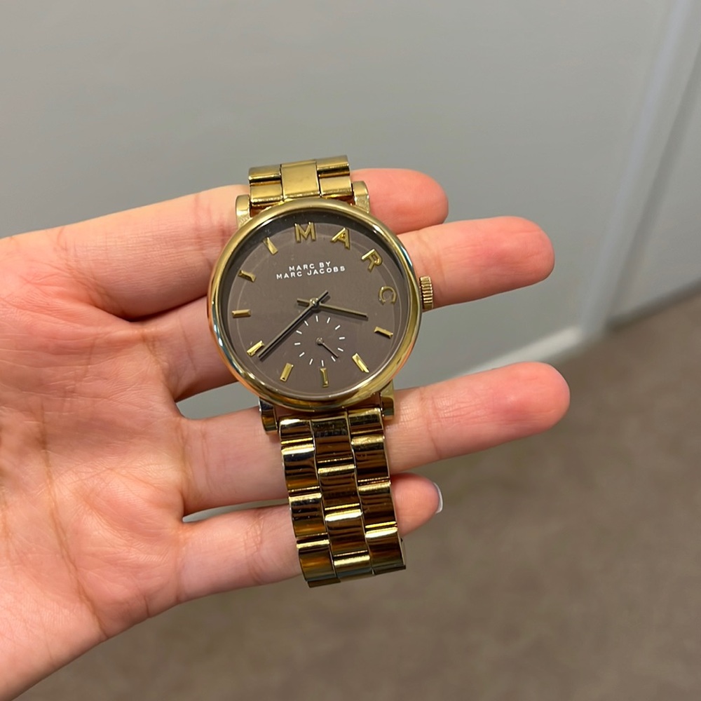 LIKE NEW Marc Jacobs Gold Watch